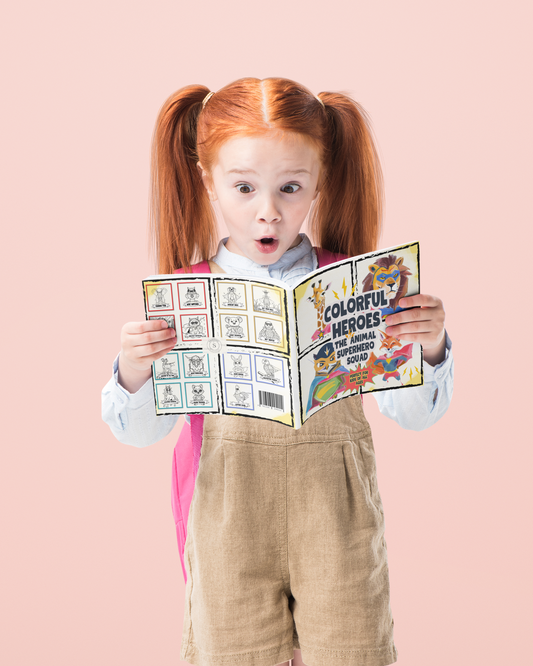 Colorful Heroes: The Animal Superhero Squad Coloring Book