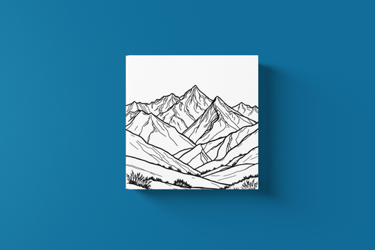 Simply Serene: Bold and Easy Landscapes to Color