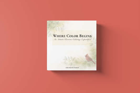 Where Color Begins Reverse Coloring Book