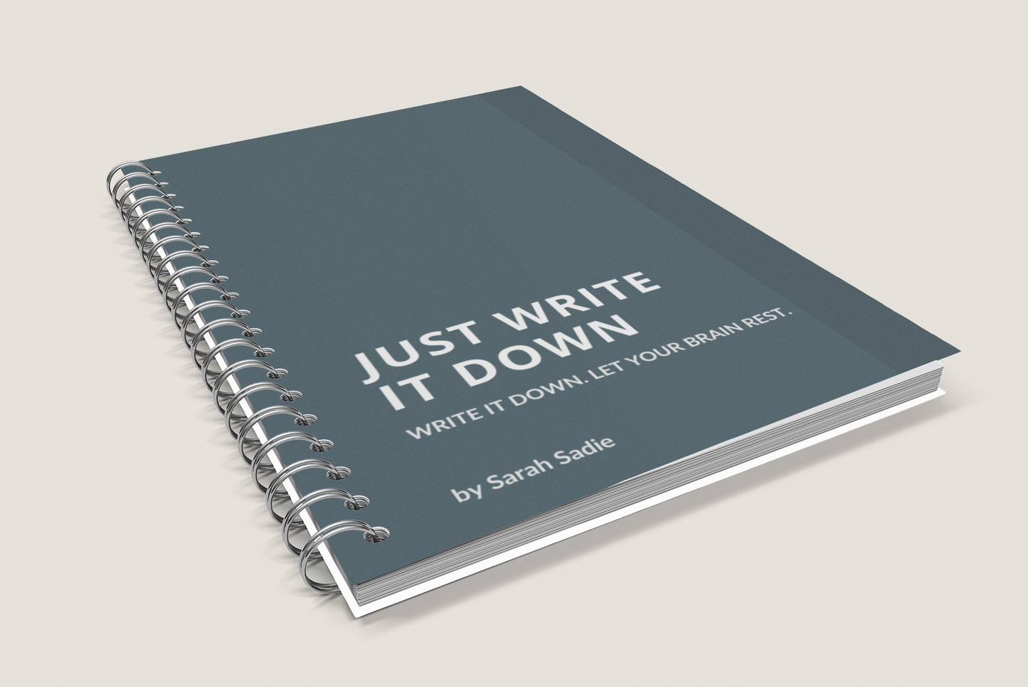 Just Write It Down