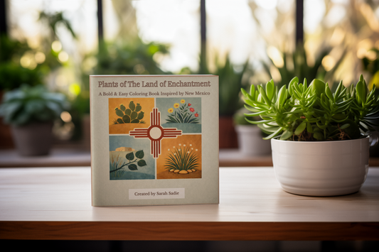 New Mexico Plants Coloring Book for All Ages