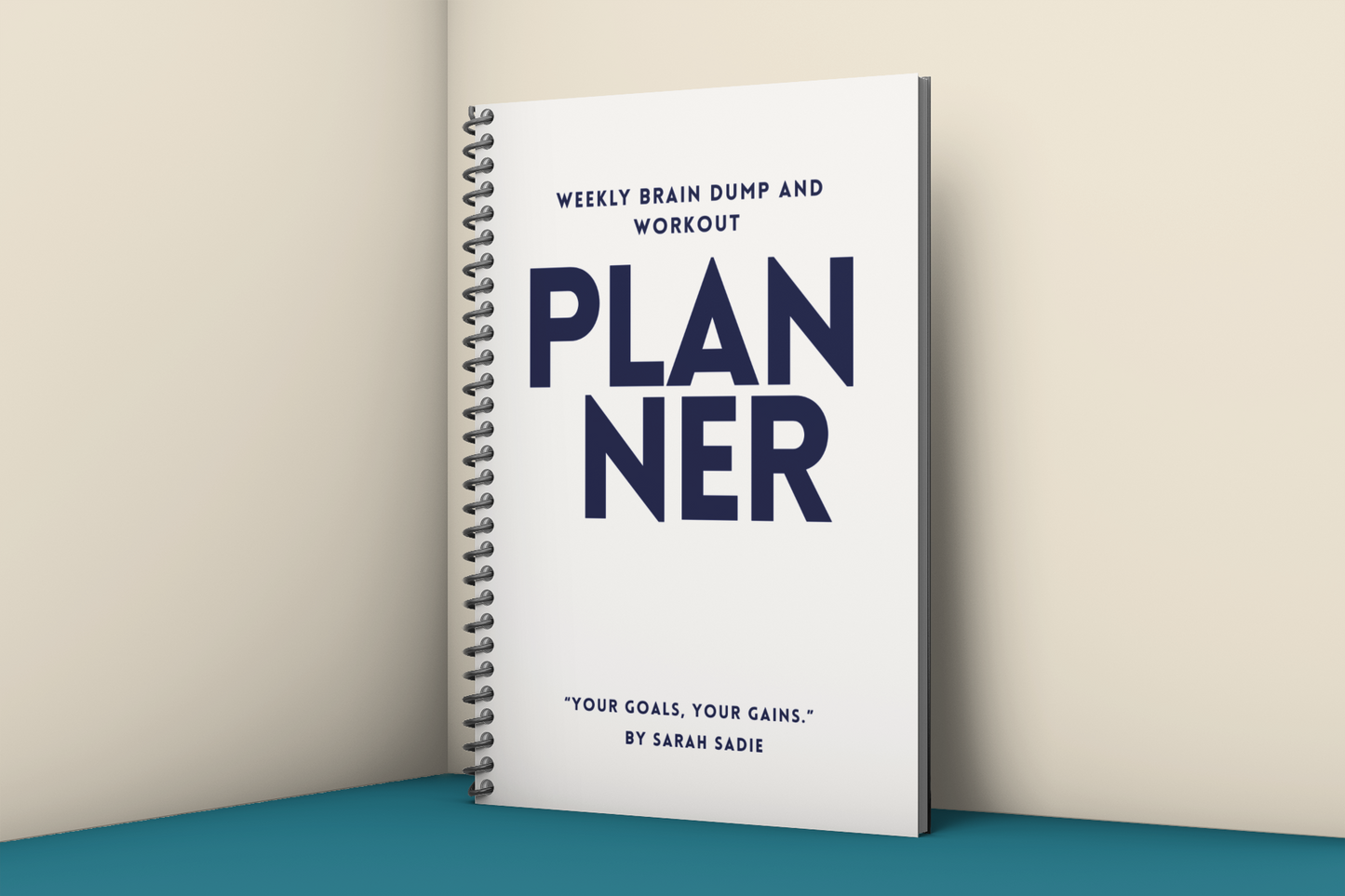 Weekly Workout & Fitness Planner Notebook