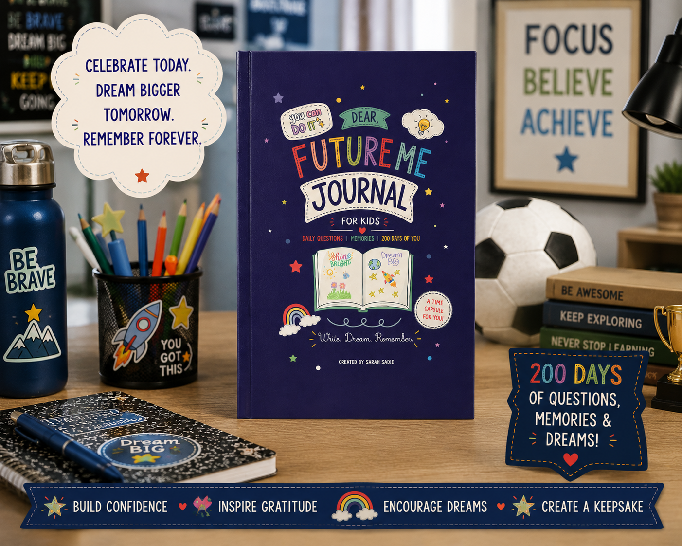 Dear, Future Me Journal for Kids