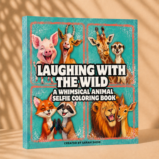 Laughing With the Wild: A Whimsical Animal Selfie Coloring Book