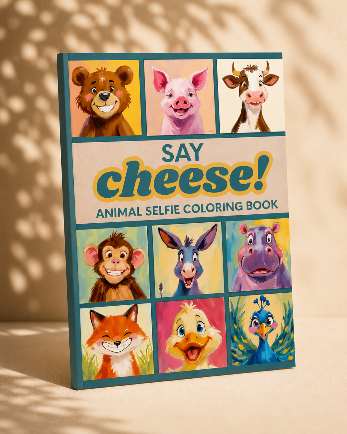 Say Cheese! Kids Animal Coloring Book