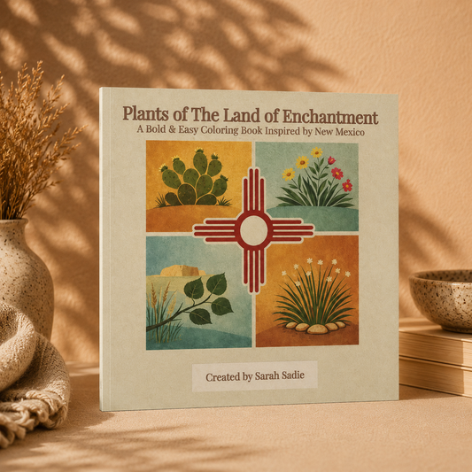 New Mexico Plants Coloring Book for All Ages