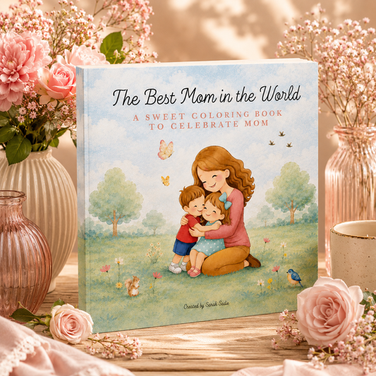 "The Best Mom in the World" Coloring Book
