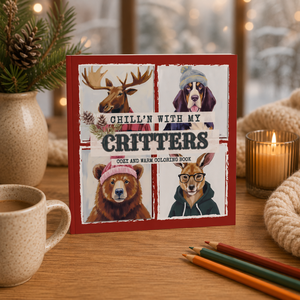 Chill'n With My Critters - Winter Coloring Book