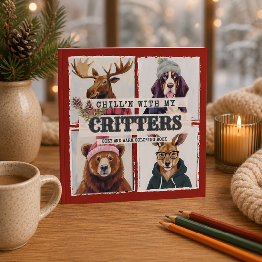 Chill'n With My Critters - Winter Coloring Book