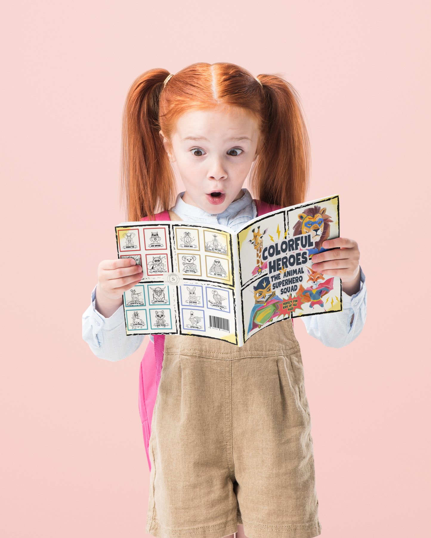 Colorful Heroes: The Animal Superhero Squad Coloring Book