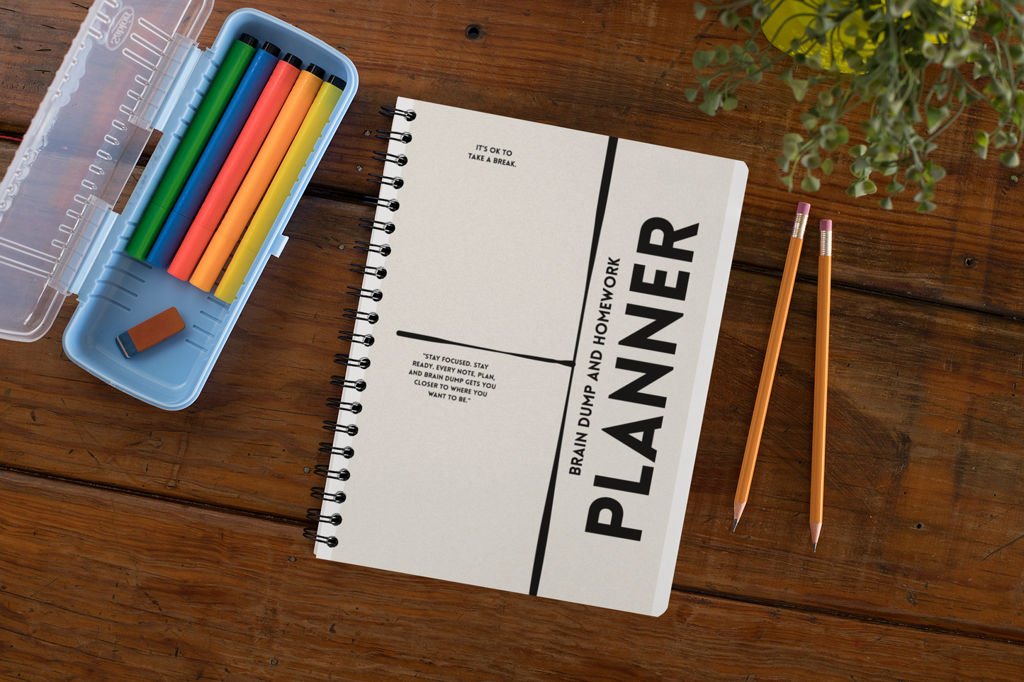 Brain Dump and Homework Planner