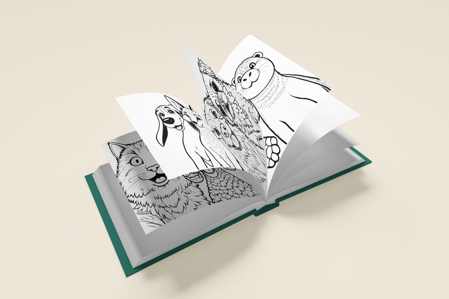 Laughing With the Wild: A Whimsical Animal Selfie Coloring Book