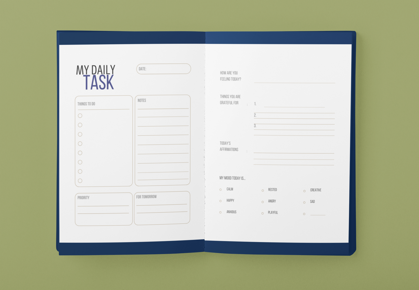 Self Care and Reflections Journal